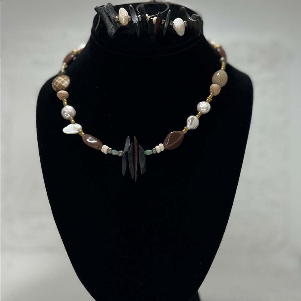 Tribal Mini Set (Earrings & Necklace)